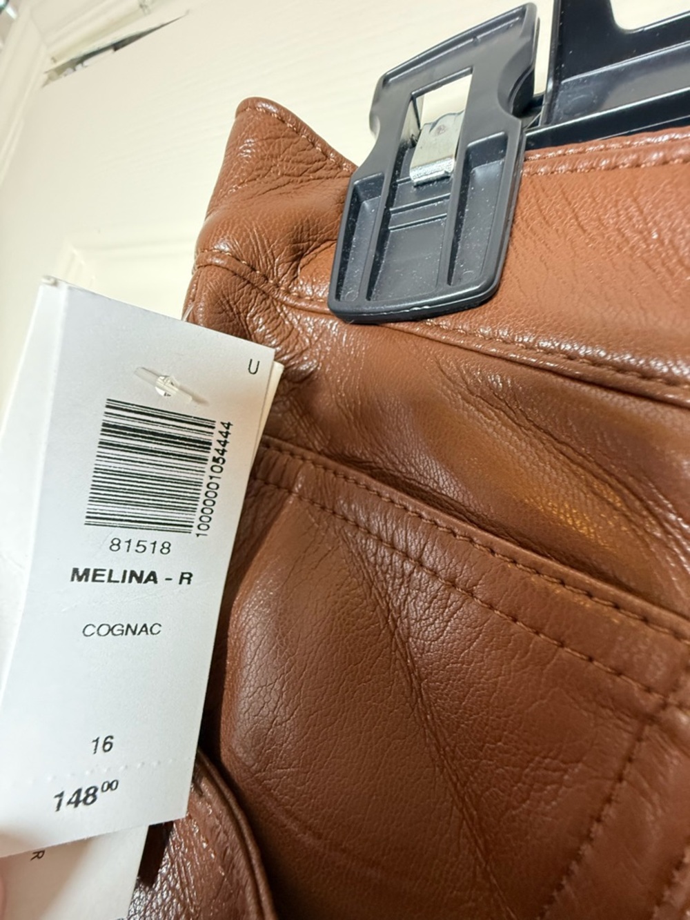 Aritzia Wilfred Melina Super High-Rise Pant Faux Leather Pants - Picture 4 of 10
